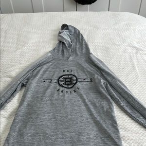 Majestic Gray Long Sleeve Tee - Boston Bruins